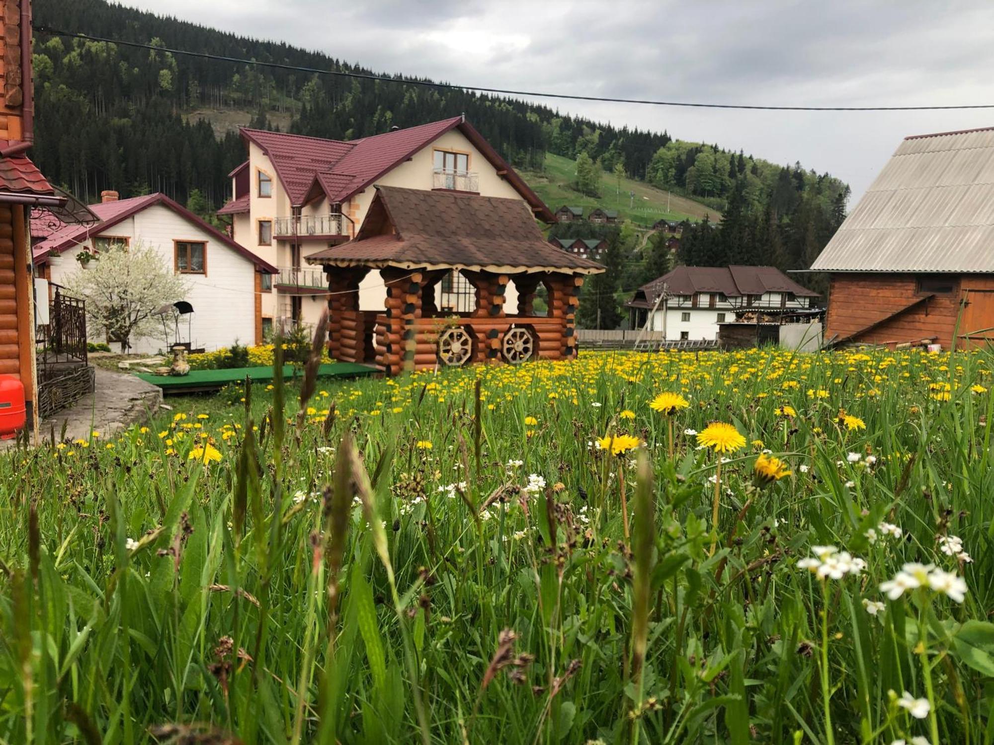 Sadyba U Halyny Sunrise Bukowel Exterior foto
